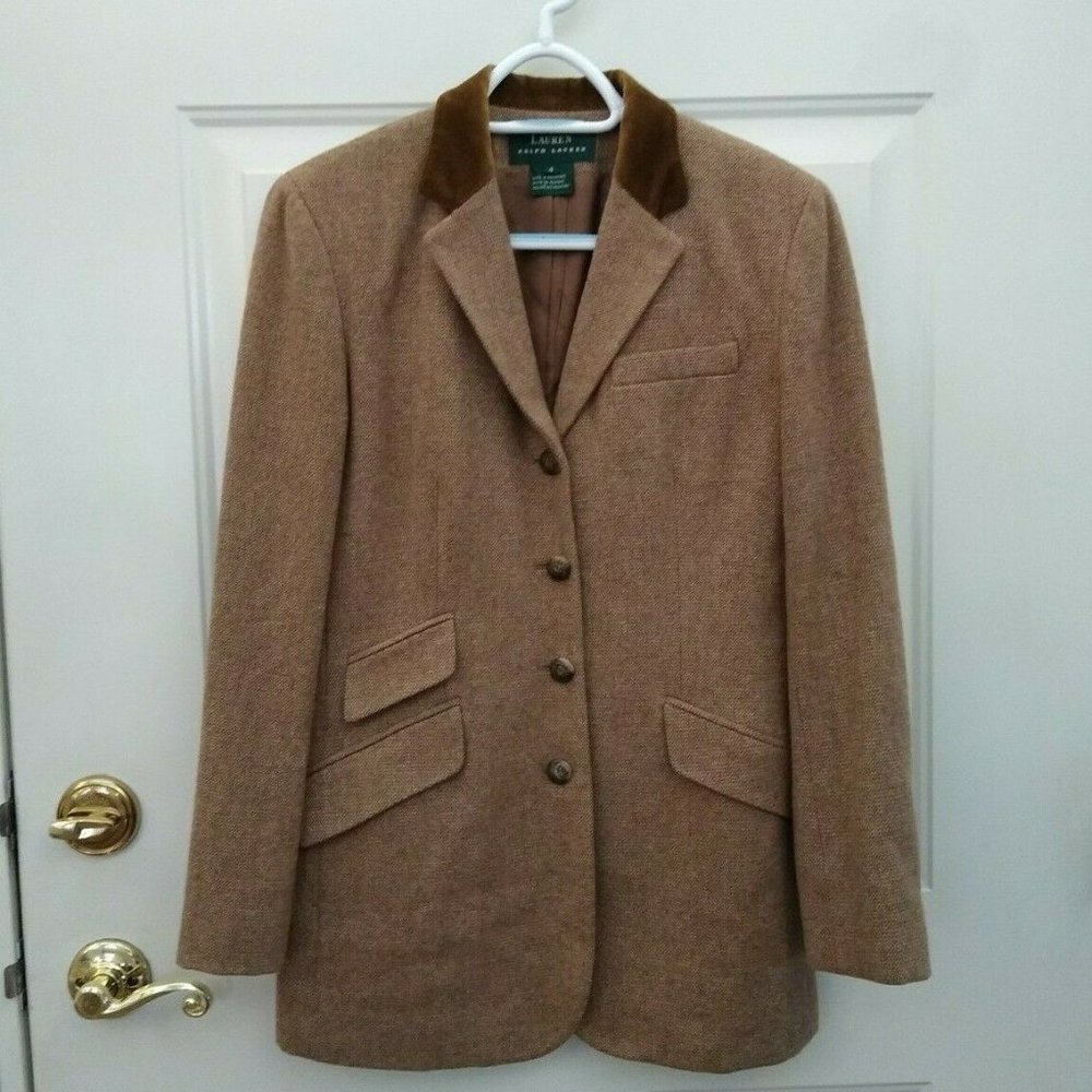 Womens Ralph Lauren Lambswool Equestrian Blazer 4